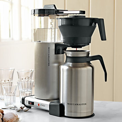 Moccamaster CDT Grand in Brushed Silver - 39340