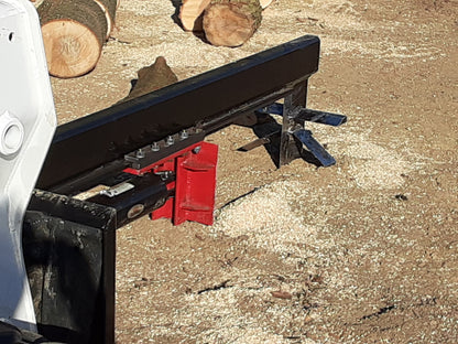 Lumber Jack Ton Upside Down Skid Steer Log Splitter Attachment 6 Way Wedge  - SSUD30-6