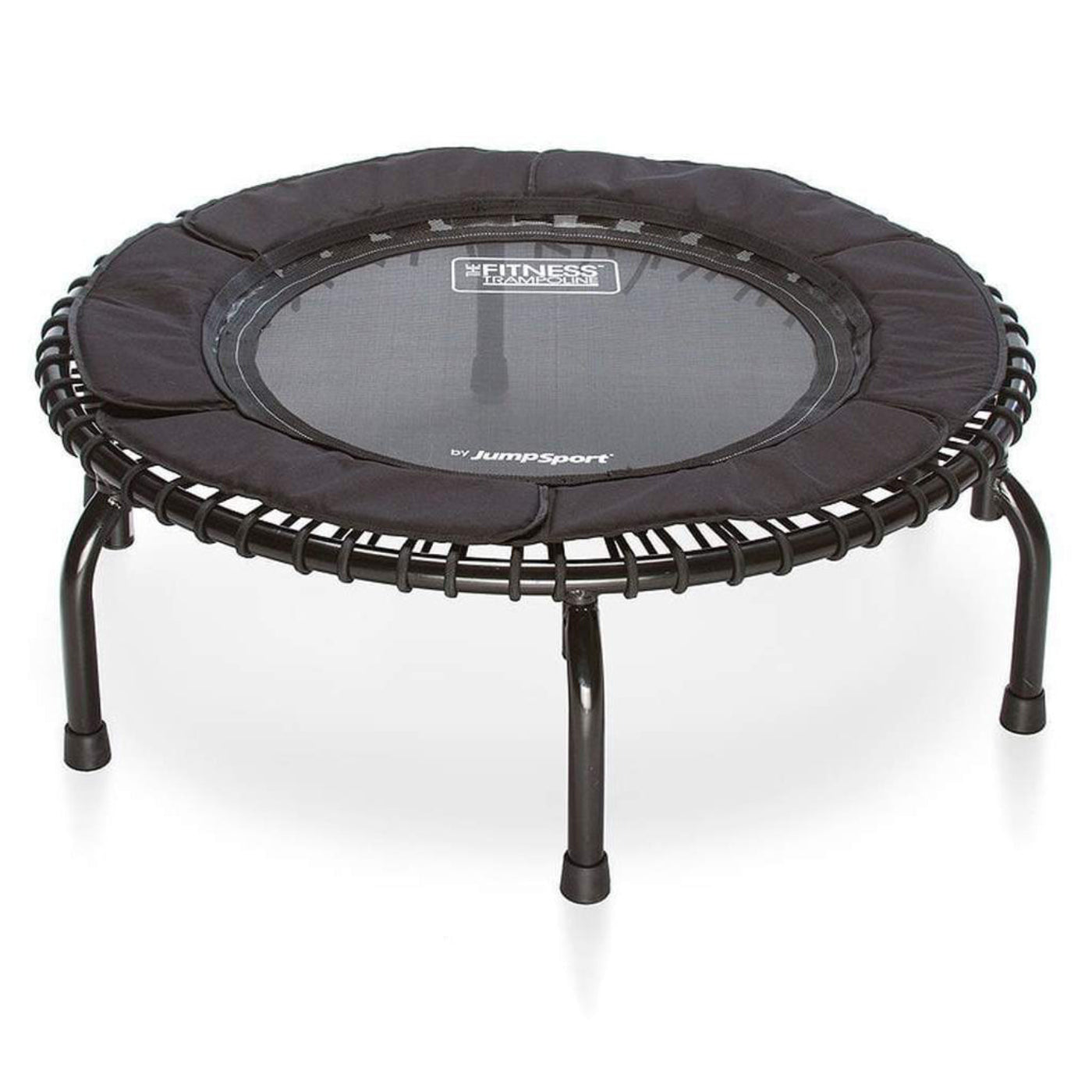 Disc-O-Bed JumpSport 250 Fitness Rebounder Mini Trampoline & Handle Bar Accessory, Black - 250098