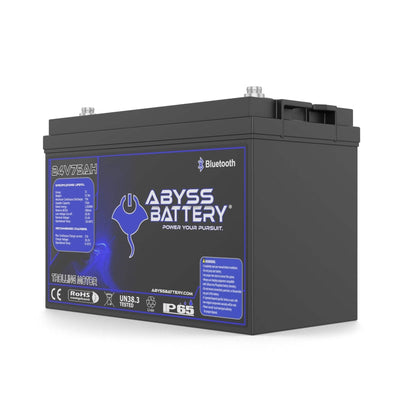 Abyss Battery 24V 75Ah Lithium Trolling Motor Battery - AB-24V75-BT