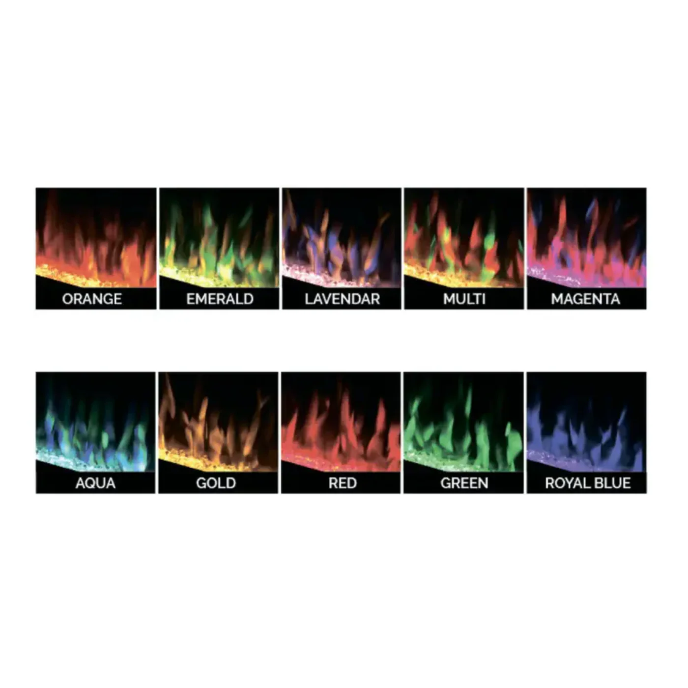 GREE Modern Flames CEF-60B 60 Inch Challenger Recessed/Wall Mount Electric Fireplace - CEF-60B