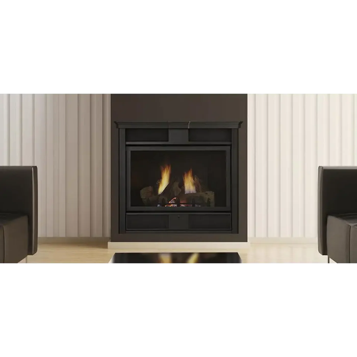 Monessen Symphony 32 Inch Traditional Millivolt Control Vent Free Gas Fireplace