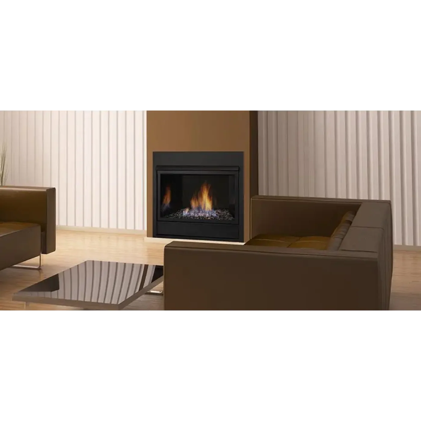 Monessen Symphony Contemporary Millivolt Control Vent Free Natural Gas Fireplace