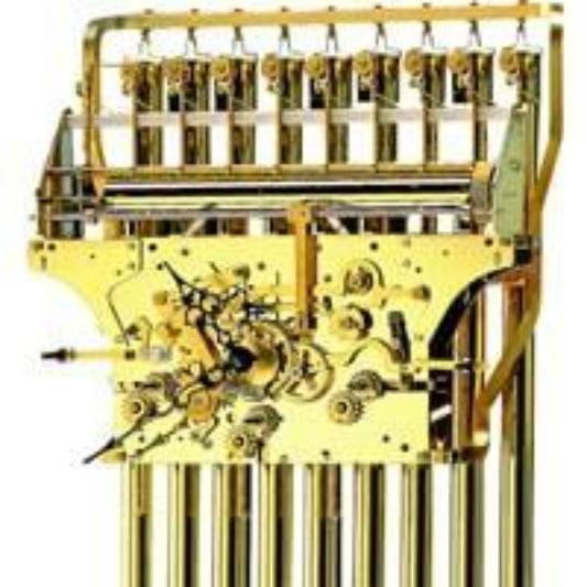 Kieninger Clock Movement  with 9 Tube Tubular Chime - HTU 06