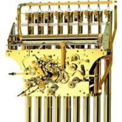 Kieninger Clock Movement  with 9 Tube Tubular Chime - HTU 06