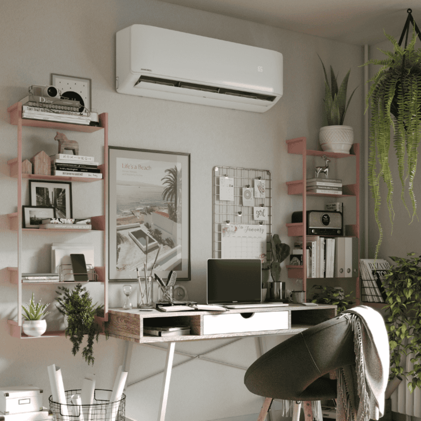 MRCOOL DIY 5th Gen 2-Zone 21,000 BTU Ductless Mini Split Air Conditioner & Heat Pump (9K+12K), -  DIY2-B-18HP0912
