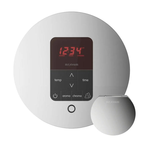 Mr. Steam MSITPLUSRD-PC - iTempo Plus Round Steam Shower Control - Polished Chrome - MSITPLUSRD-PC