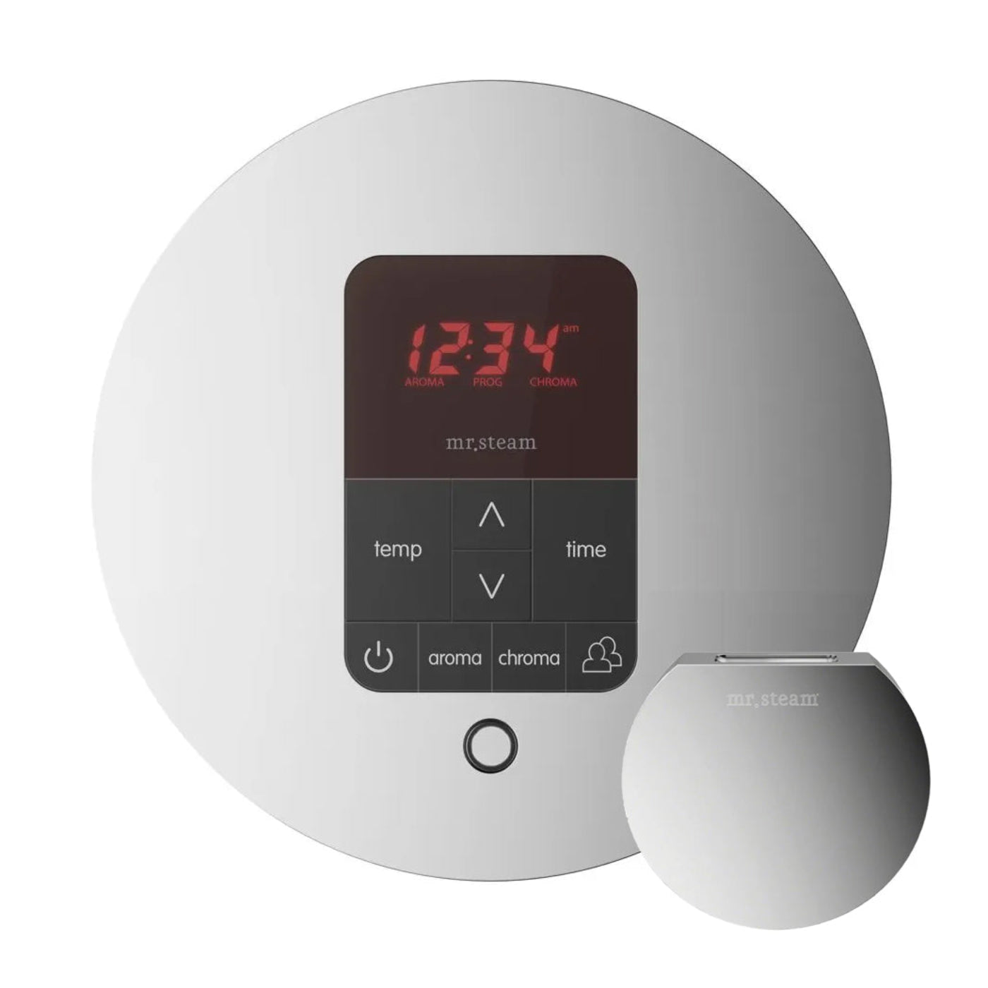 Mr. Steam MSITPLUSRD-PC - iTempo Plus Round Steam Shower Control - Polished Chrome - MSITPLUSRD-PC