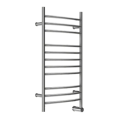 M.Stream - Metro 11-Bar Wall-Mounted Electric Towel Warmer with Digital Timer - Polished Stainless Steel - W336TSSP