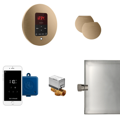 Mr Steam  Butler Max Package Round Brushed Bronze - MSBUTLERXRD-BB
