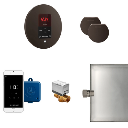 Mr Steam Butler Max Package Round Matte Black - MSBUTLERXRD-MB