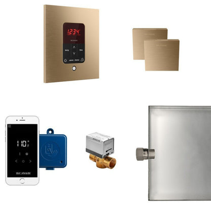 Mr. Steam Butler Max Package Square Brushed Bronze - MSBUTLERXSQ-BB