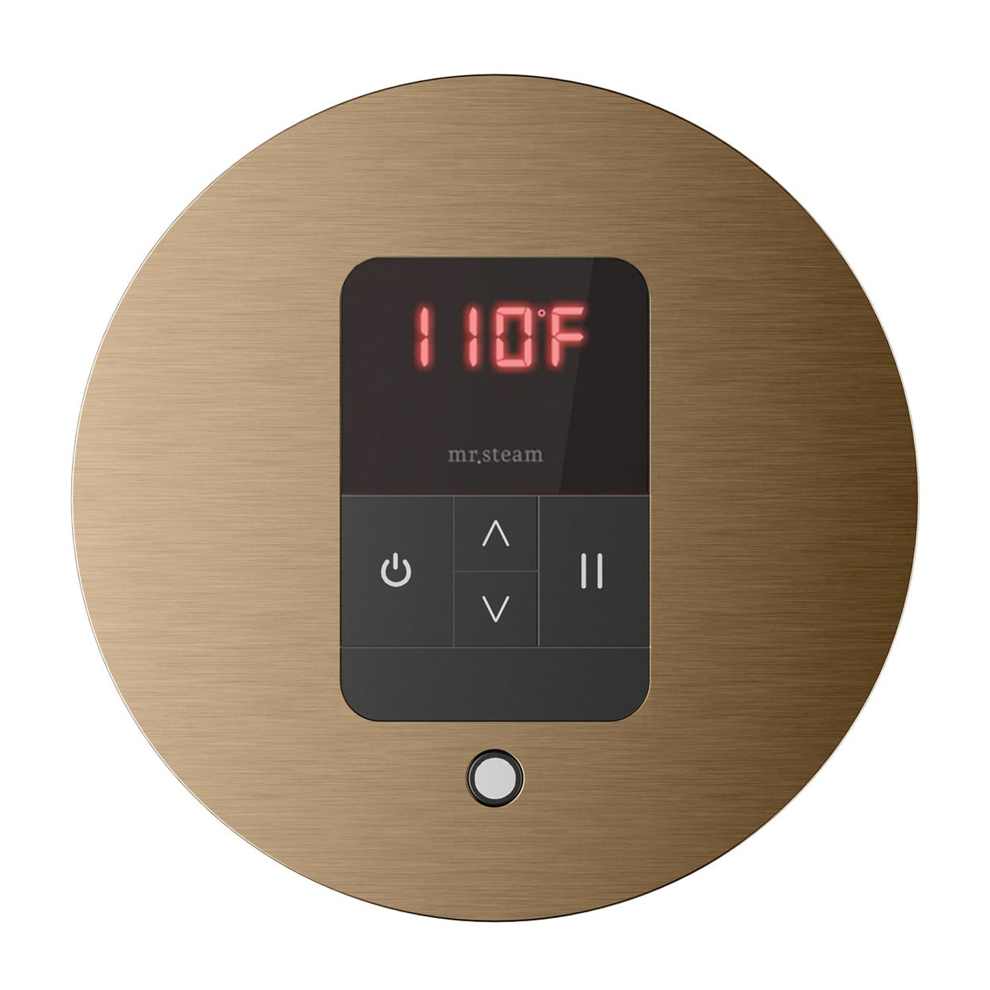 Mr. Steam iTempo Round Steam Shower Control in Brushed Bronze - MSITEMPORD-BB