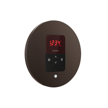 Mr. Steam iTempo Round Steam Shower Control in Oil Rubbed Bronze - MSITEMPORD-ORB
