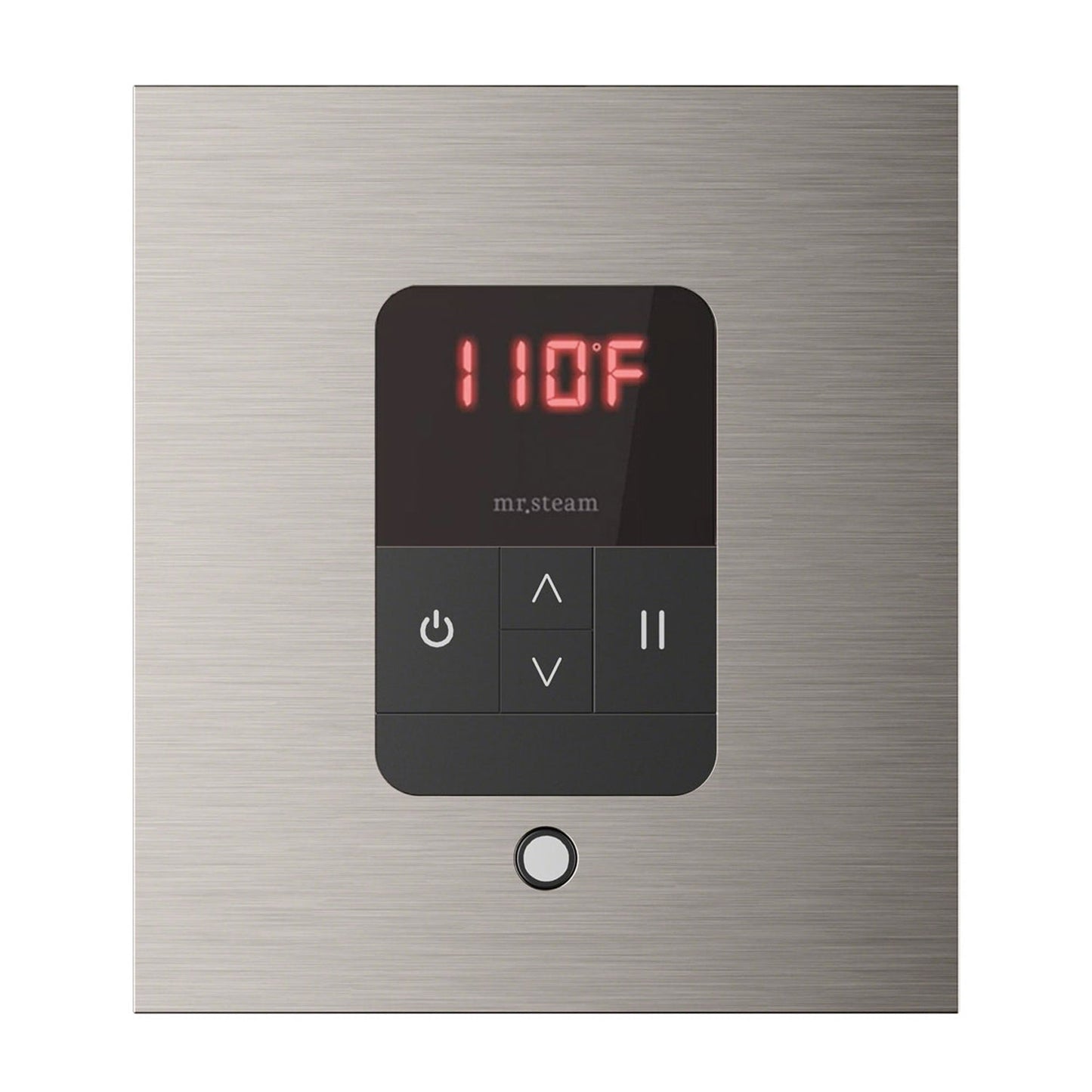 Mr. Steam iTempo Square Steam Shower Control in Brushed Nickel - MSITEMPOSQ-BN