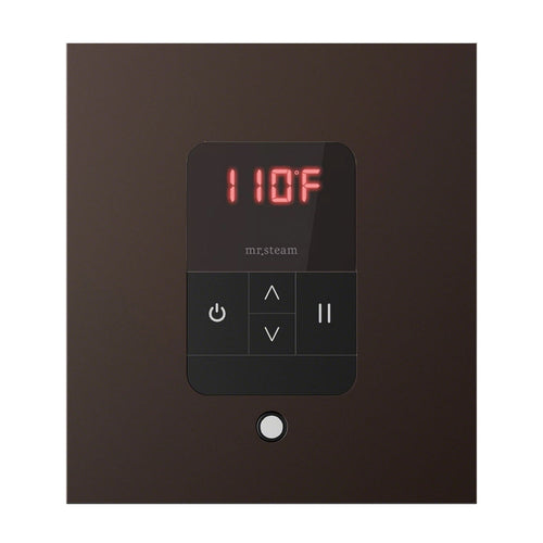 Mr. Steam iTempo Square Steam Shower Control in Oil Rubbed Bronze - MSITEMPOSQ-ORB