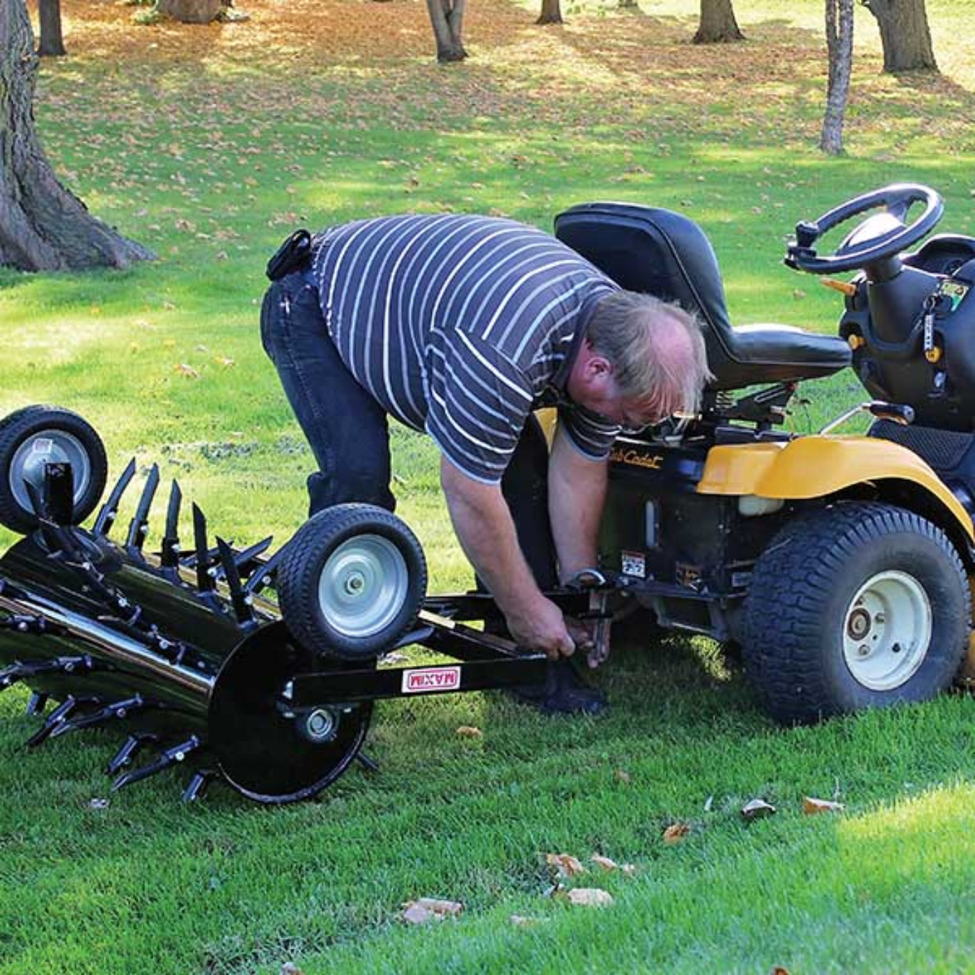 Maxim 36" Tow Behind Plug Aerator  - MSP36.MAX