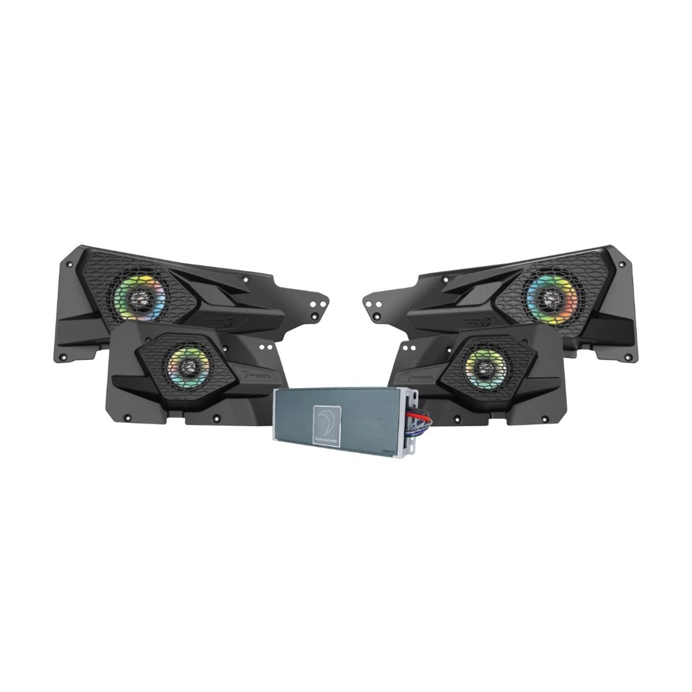 Diamond Audio 2014+ RZR 2DR / 4DR Power Sports Speaker with Waterproof Amplifier - MSRZRKM14