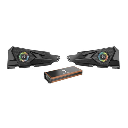 Diamond Audio 2014+ RZR XP 2DR/4DR 6.5" 2-Way Front Speaker Set with 2-Channel Amplifier - MSRZRKD12