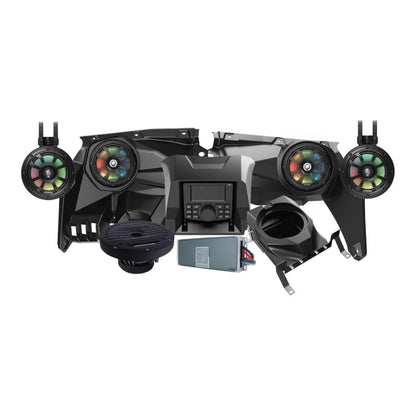 Diamond Audio 2017+ Can Am Maverick X3/X3 Max Complete Speaker Kit with 6 Ch Waterproof Amplifier - MSX3KM3