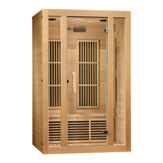 Golden Designs "Seattle" 2 Person Low EMF FAR IR Sauna  - MX-J206-01
