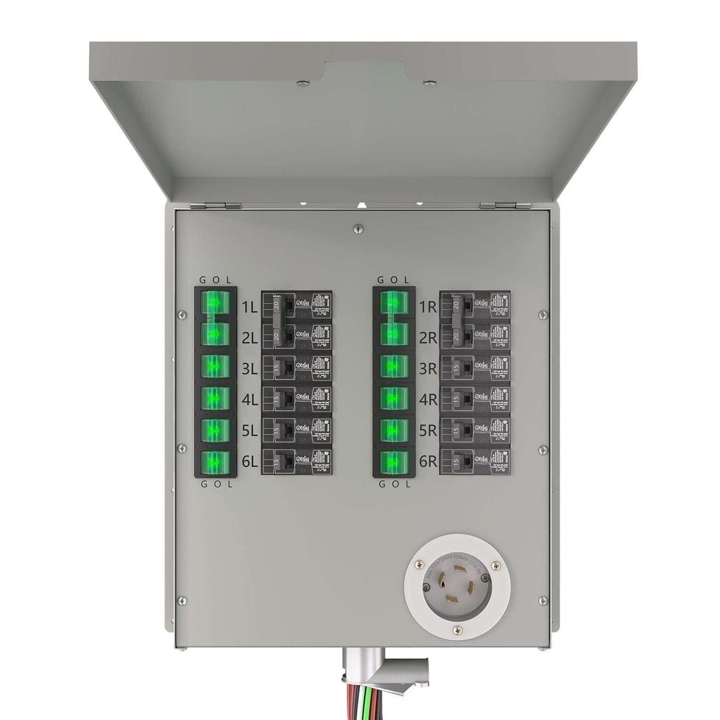 Nature's Generator  12-Circuit 120/240V 30A Non-Automatic Transfer Switch - NGPHPTK2