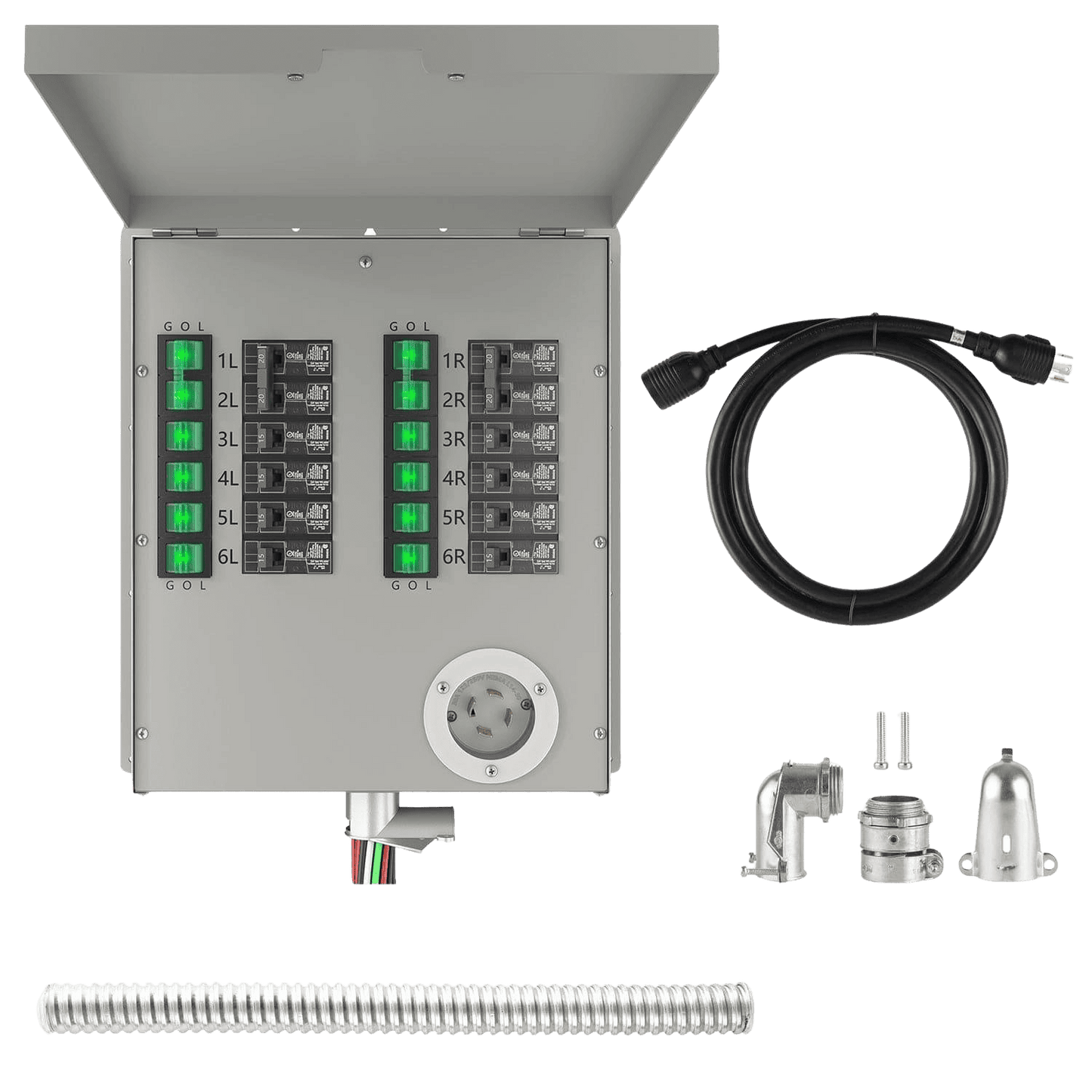 Nature's Generator  12-Circuit 120/240V 30A Non-Automatic Transfer Switch - NGPHPTK2