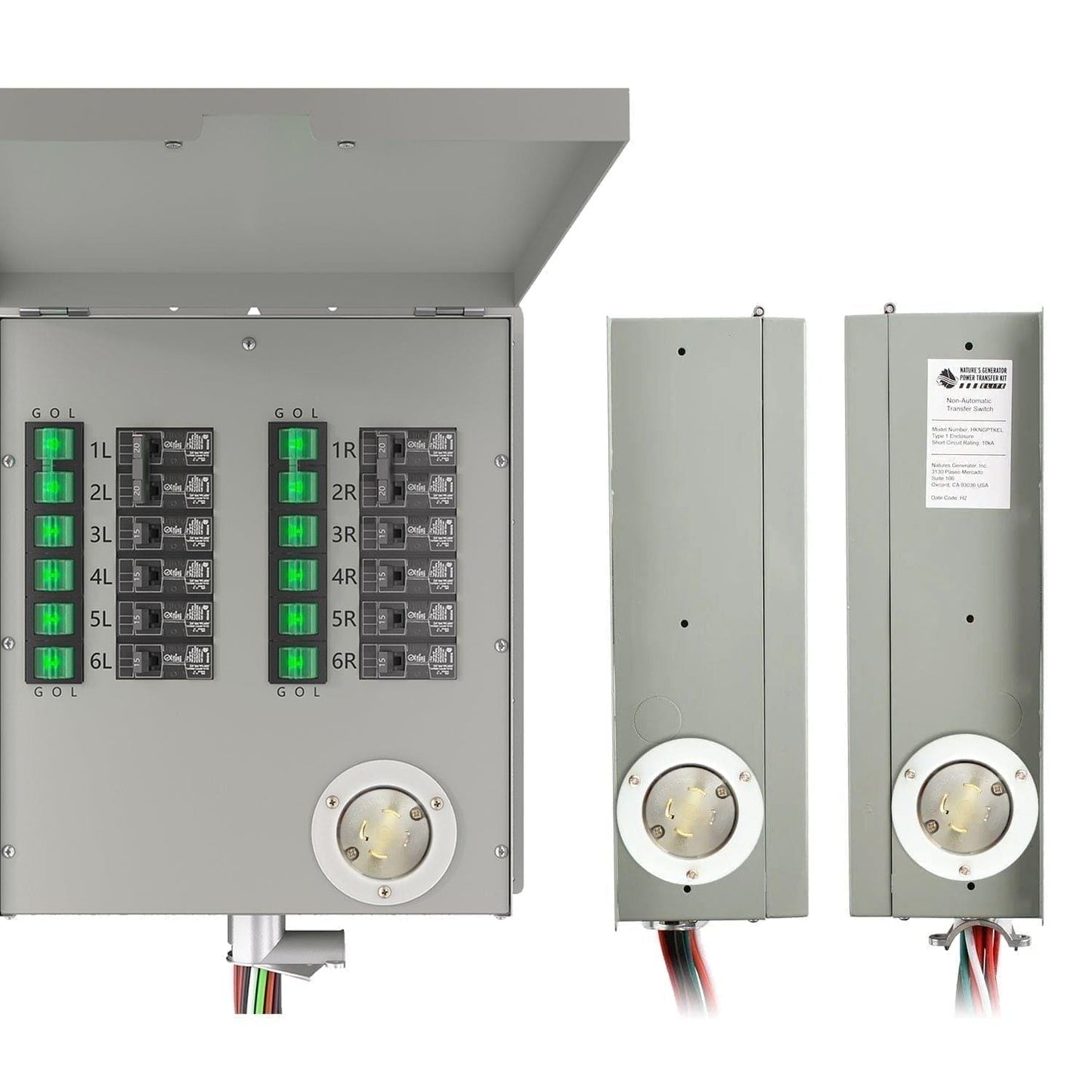 Nature's Generator  12-Circuit 120/240V 30A Non-Automatic Transfer Switch - NGPHPTK2