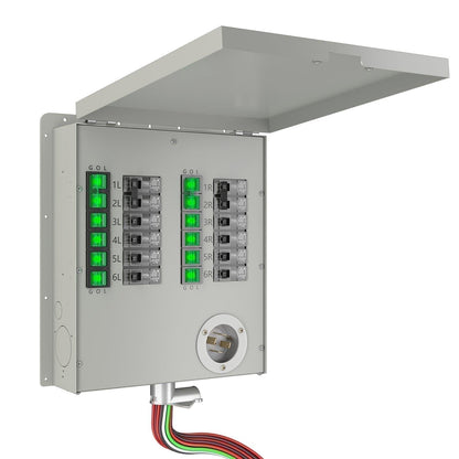 Nature's Generator  12-Circuit 120/240V 30A Non-Automatic Transfer Switch - NGPHPTK2