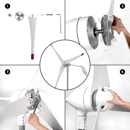 Nature's Generator  Gen 2 Solar and Wind Generator - NGPHAUW