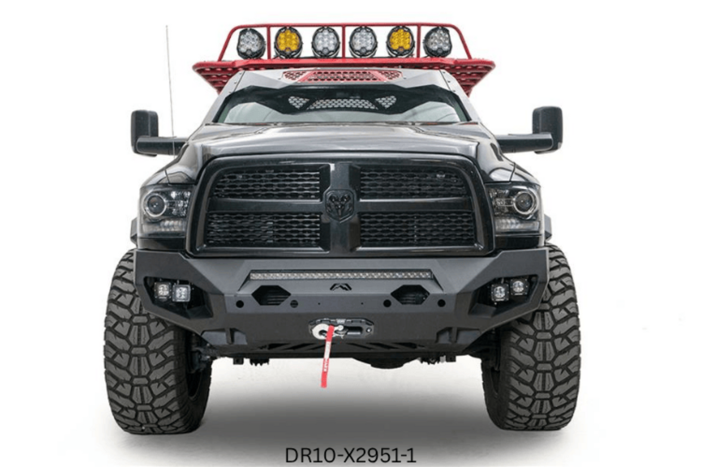 2018 Dodge Ram 2500 Night Raider Kit - Fab Fours + Rigid Lighting