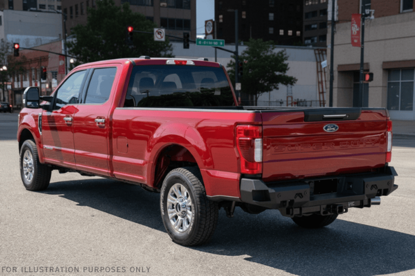 2022 Ford F250 Superduty Night Raider Kit - Fab Fours + Rigid Lighting