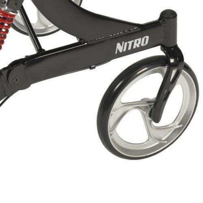 Drive Medical Nitro Euro Style Rollator Walker Heavy Duty - DM-10266HDBK