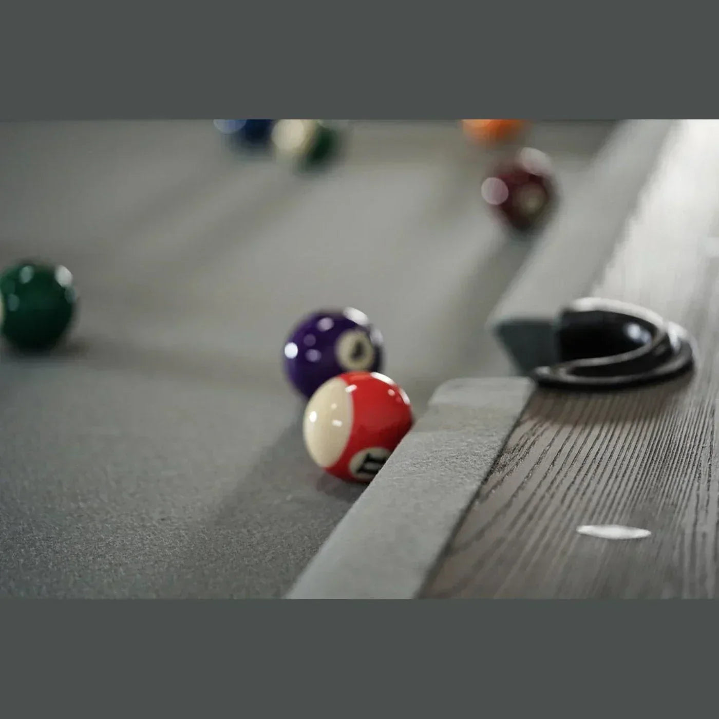 Nixon Portland Slate Pool Table - Barnwood Finish