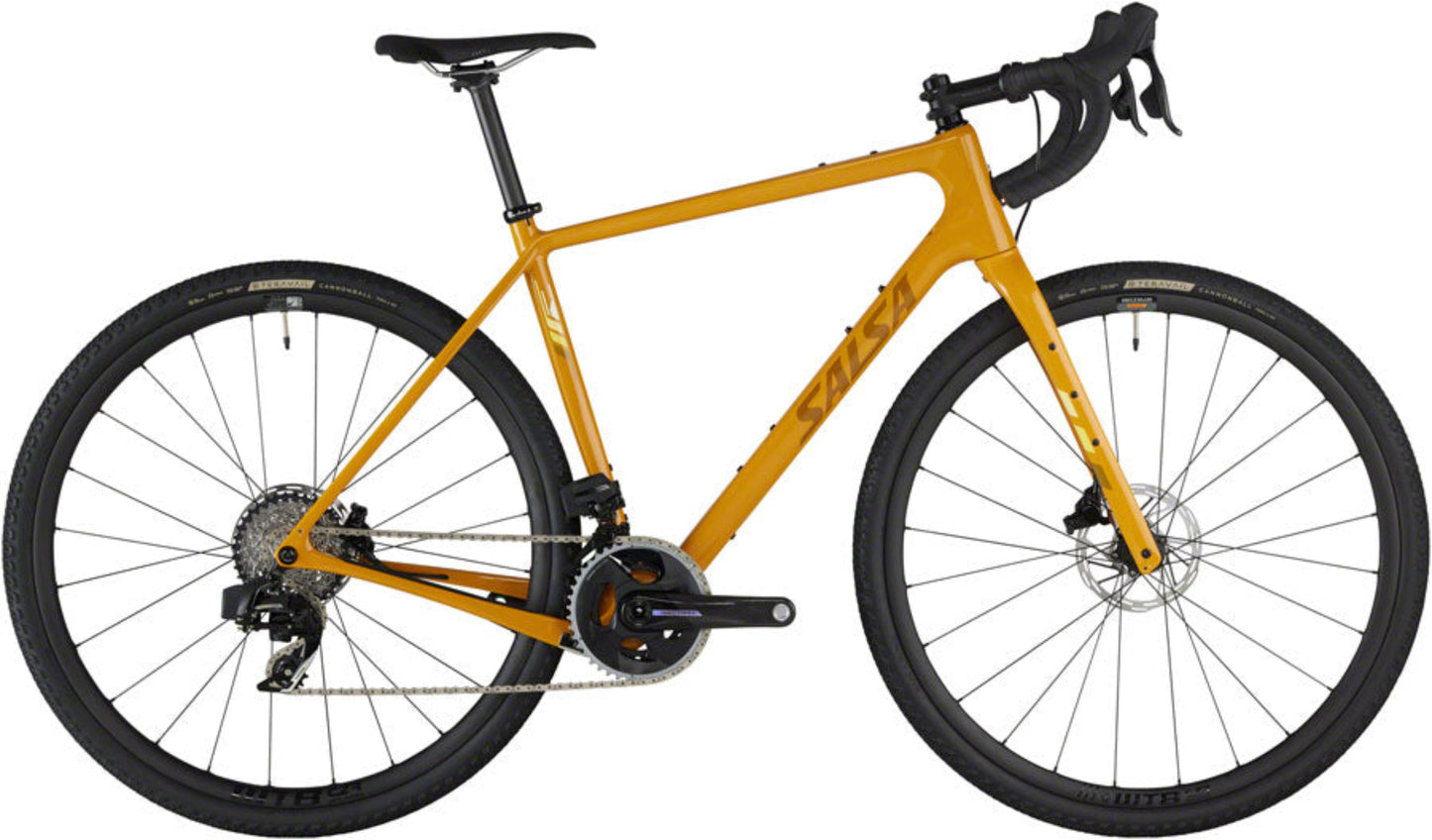NEW* Salsa Warbird C Force AXS Wide All-Road Gravel Bike - Carbon, Mustard, 57.5cm, GRADE A - LIKE NEW - 210000074618