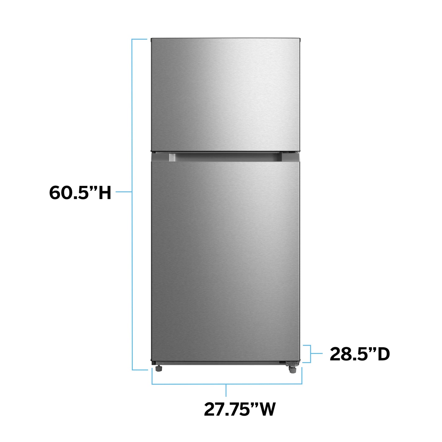 Avanti Frost Free Top Freezer Refrigerator - FF14D3S-4