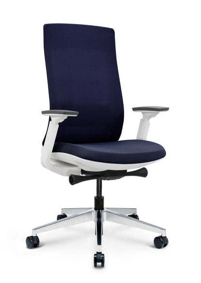 EuroTech Elevate Executive Task Chair White Frame  - EUR-ELV2-WHT