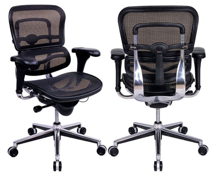 EuroTech Ergohuman Leather Mesh Executive  -  EUR-LEM6ERGLO