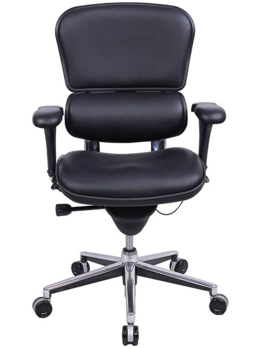 EuroTech Ergohuman Leather Mid Back Executive -  EUR-LE10ERGLO