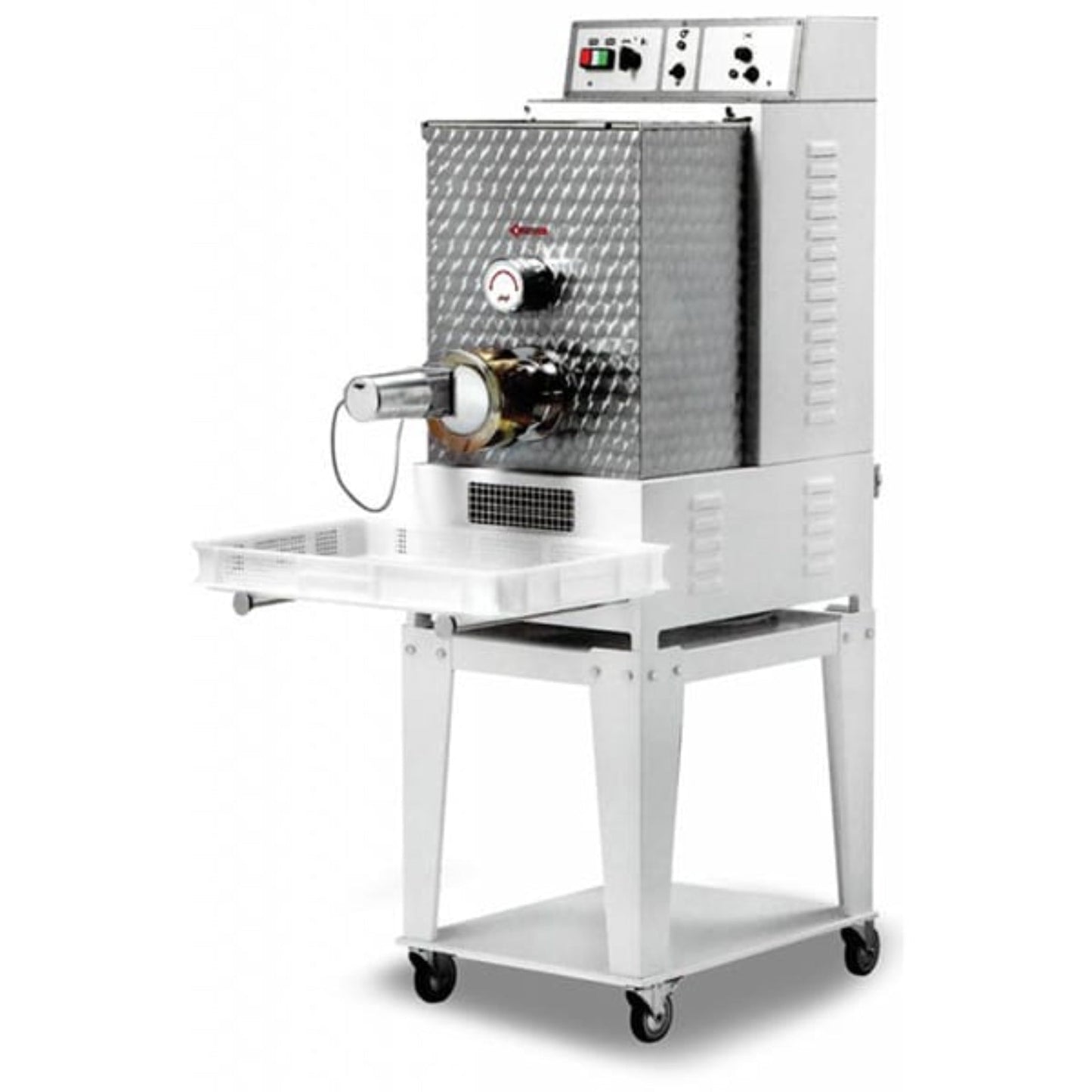 Omcan Pasta Machine 1.5 HP Heavy Duty Floor Model 26 lbs 208V - 13236