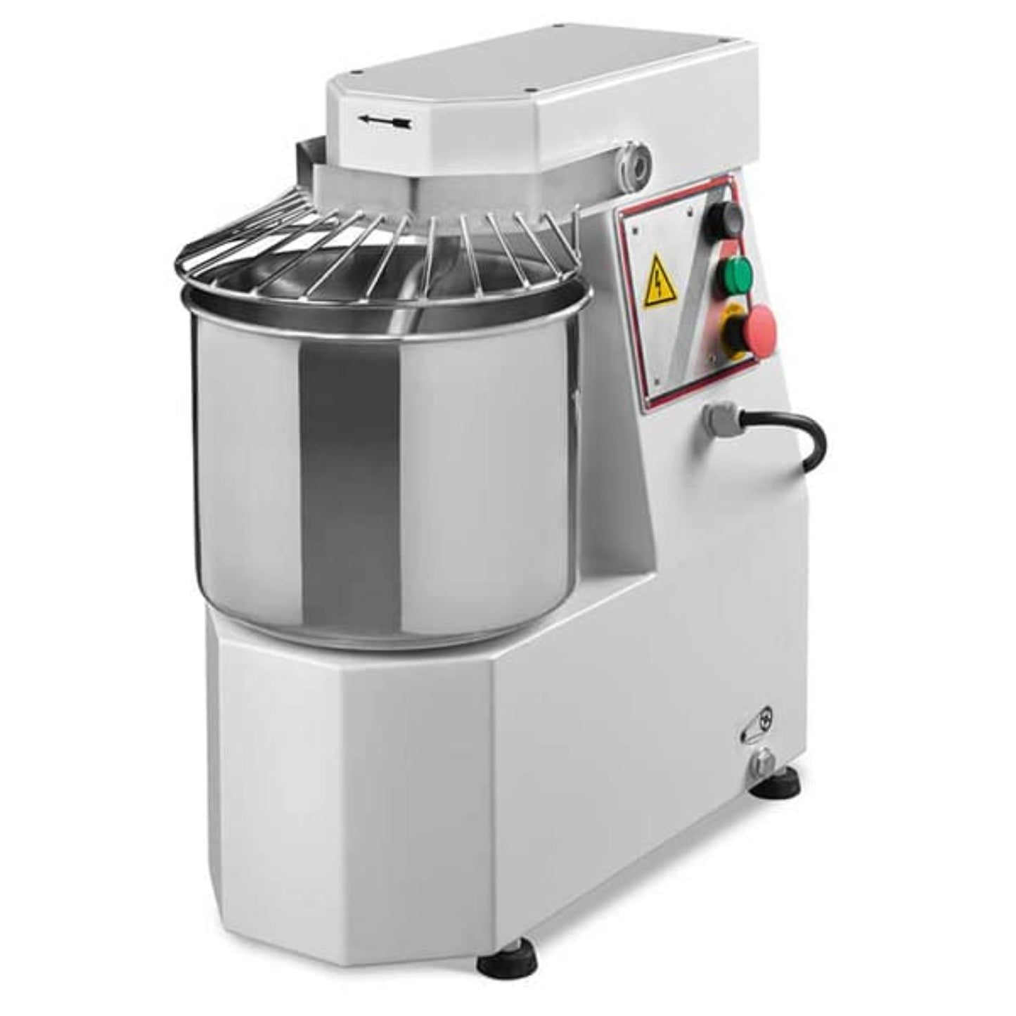 Omcan 22 lb. Heavy Duty Two Speed Spiral Dough Mixer - 208V, 3 Phase - 18637
