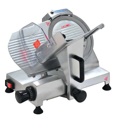 Omcan 10" Manual Gravity Feed Meat Slicer - 0.2 hp, 110V - 19067
