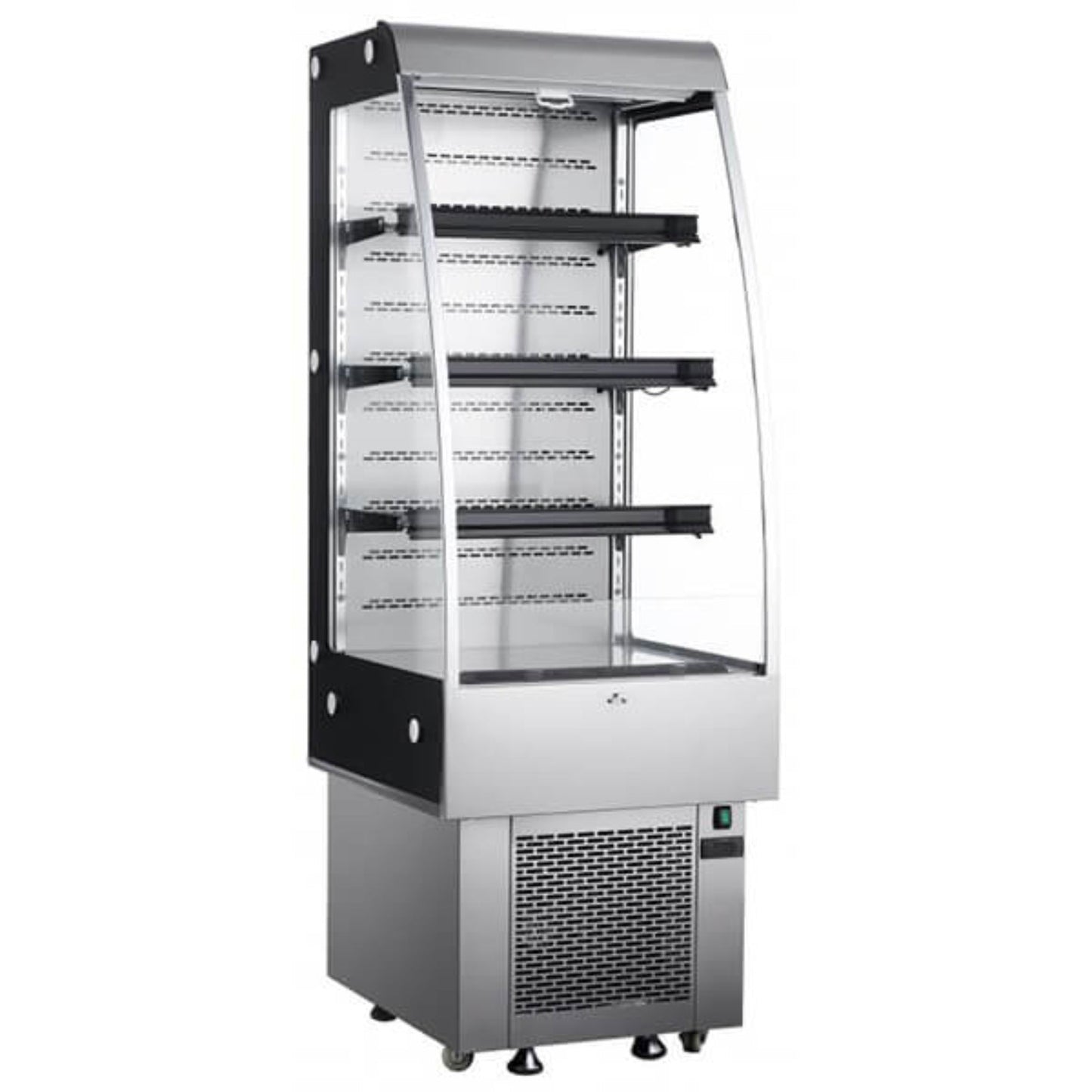 Omcan 27" Stainless Steel Vertical Air Curtain Merchandiser - 8.9 Cu. Ft. - 25825