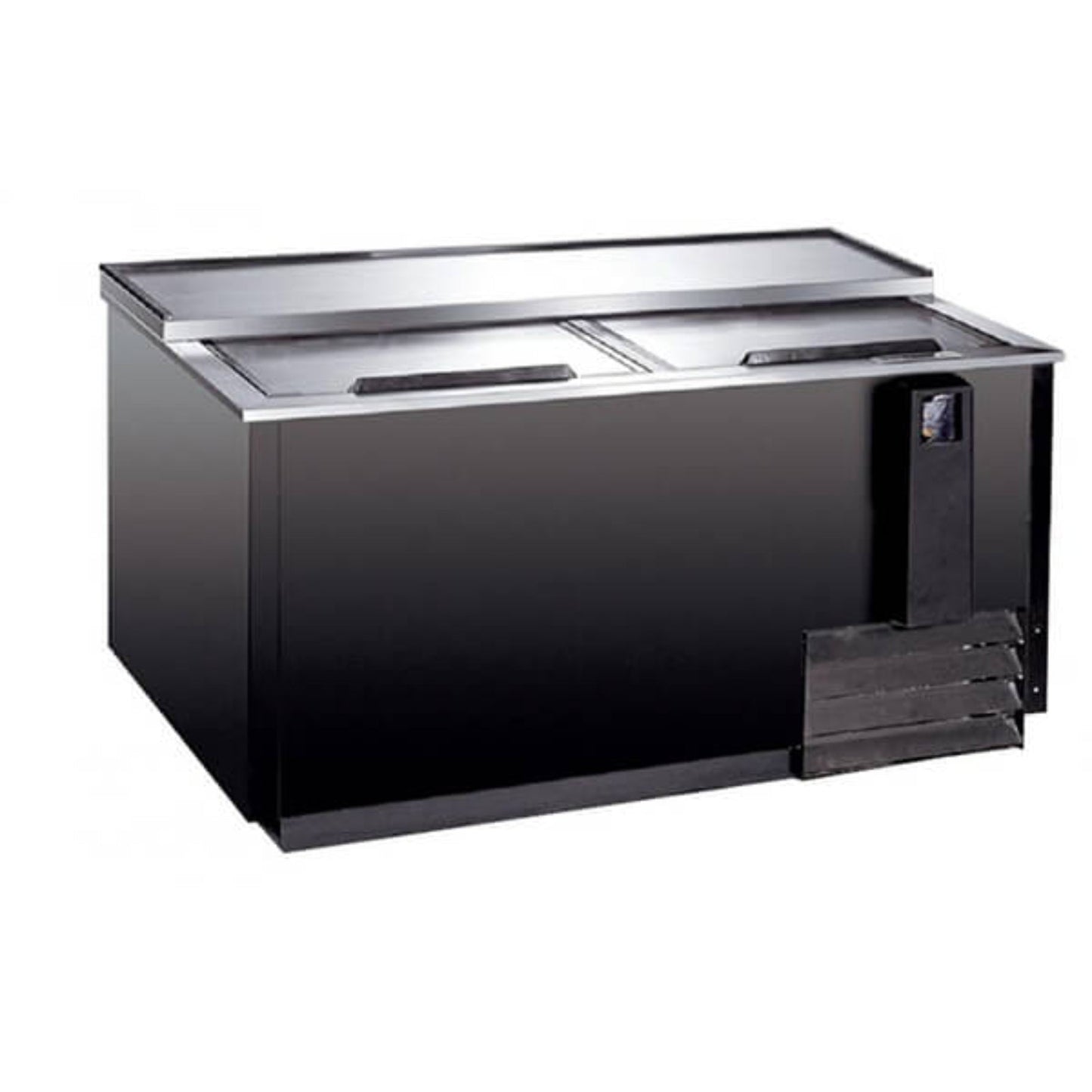 Omcan 64.5" Black Horizontal Bottle Cooler - Omcan-50040