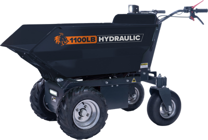 DK2 OPD812 Electric Dump Cart Self-Driving 8 cu. ft. 1100 lbs Capacity 12V New - OPD812