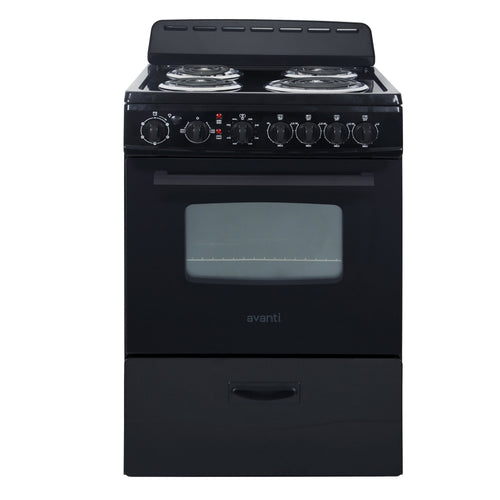 Avanti 24" Electric Range Oven with Framed Glass Door - ERU240P0W