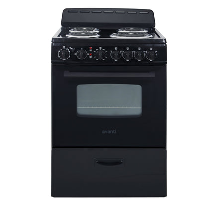 Avanti 24" Electric Range Oven with Framed Glass Door - ERU240P0W