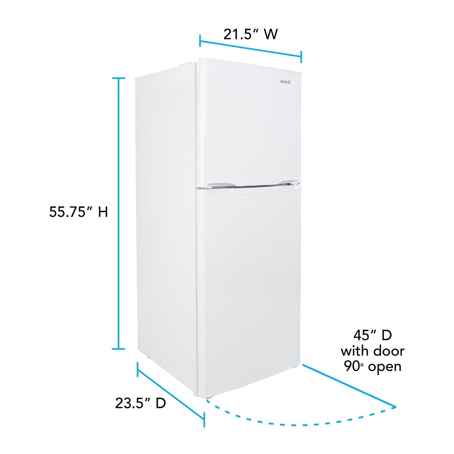 Avanti 7.0 cu. ft. Apartment Size Refrigerator - FF7B3S