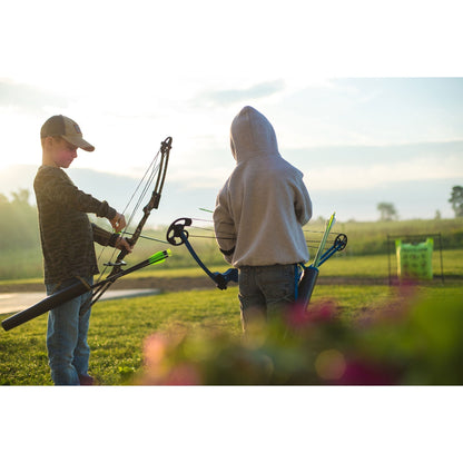 Genesis Archery Compound Bow Adjustable Sizing for Left Handed, Green (2 Pack) - 323630