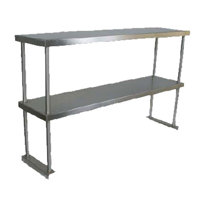 John Boos OS-ED-1248 Double 48" W x 12" D Economy Overshelf - JBOSED1248